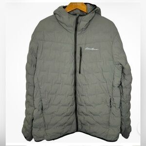 Eddie Bauer First Ascent MicroTherm Freefuse 800 Down Jacket Green Men's Medium